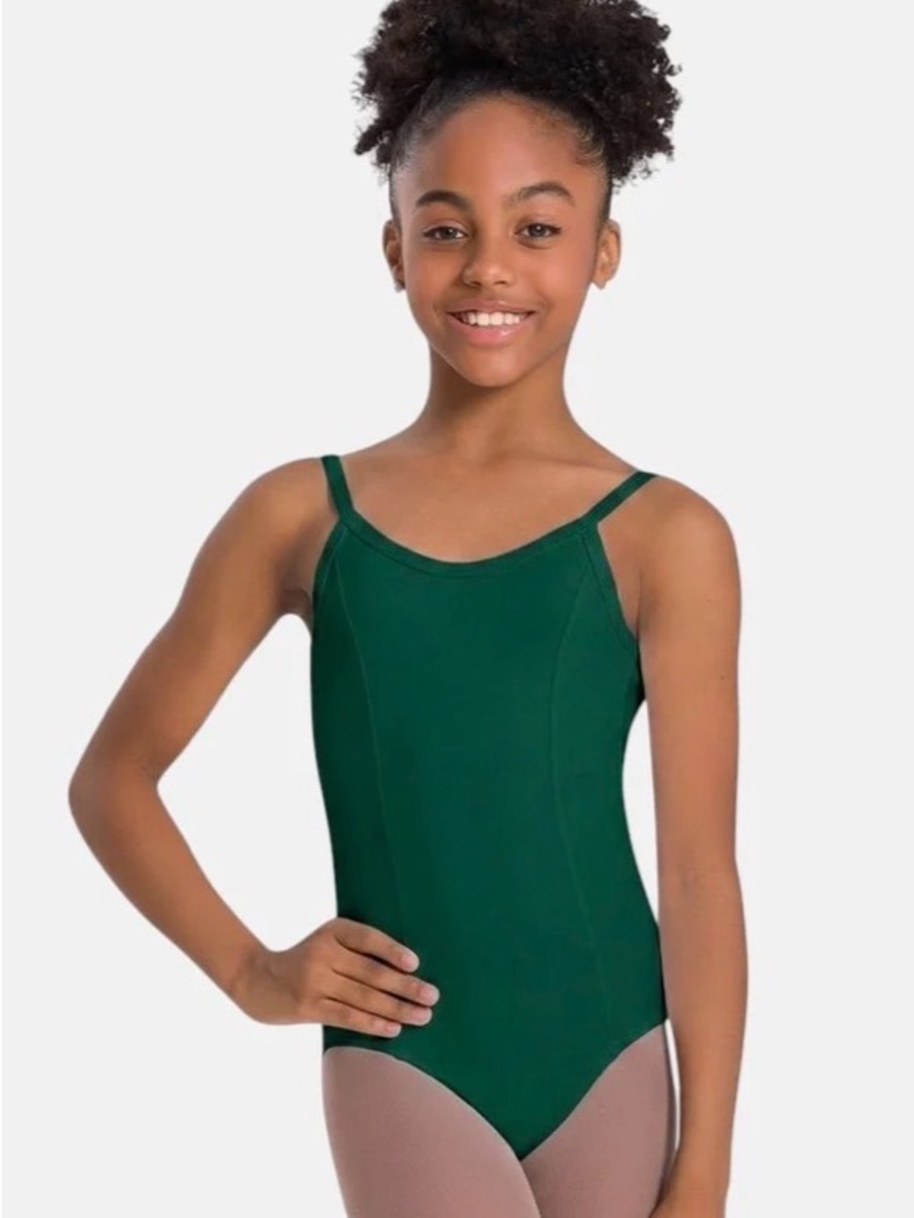 So Danca Girls Forest Green Dance Leotard Kids Costume